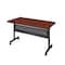 Kobe Rectangle FlipTop Table, 48" W, 29" H, Laminate Top, Cherry MKFTM4830CH - alternate 1